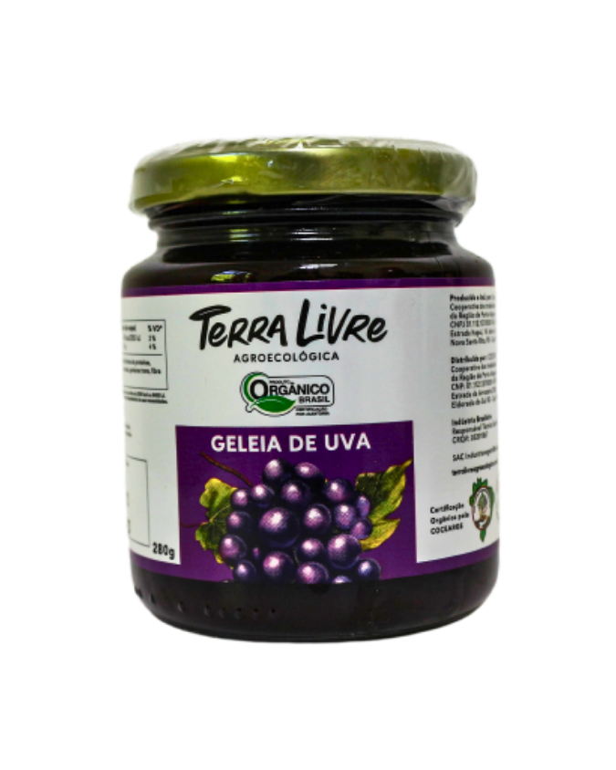 GELEIA DE UVA ORGÂNICO TERRA LIVRE