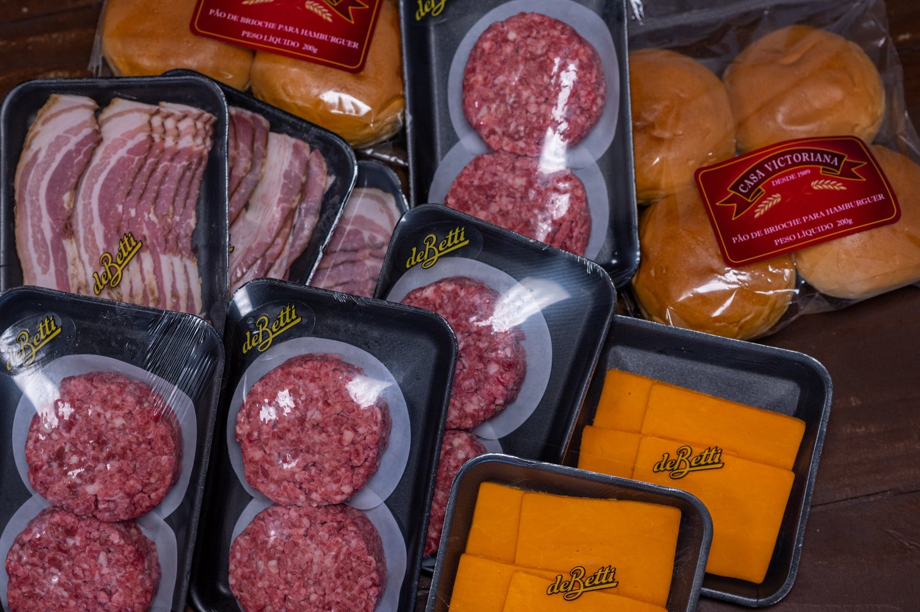 Combo Cheese Burger Misto com Bacon | Dry-aged & In-Natura