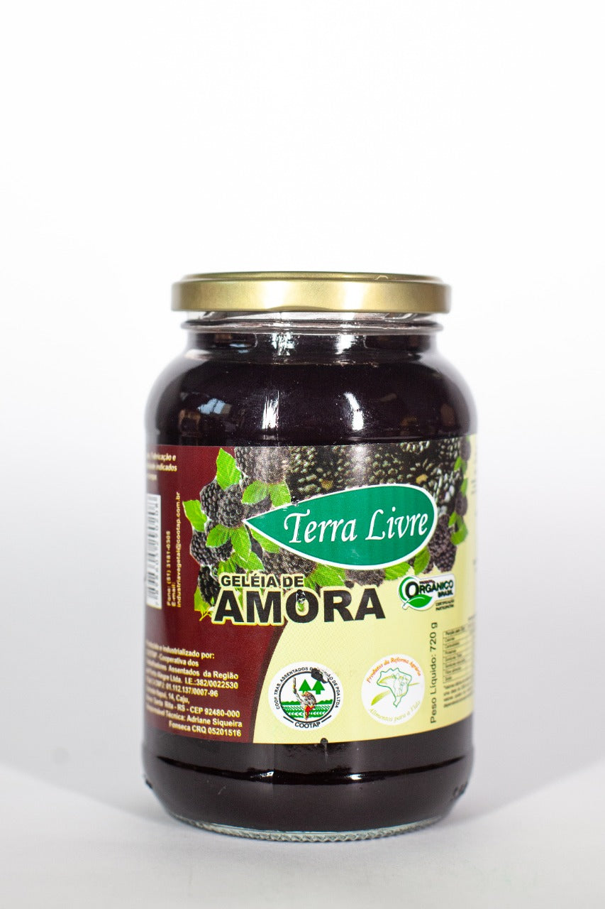 GELÉIA DE AMORA ORGÂNICO TERRA LIVRE
