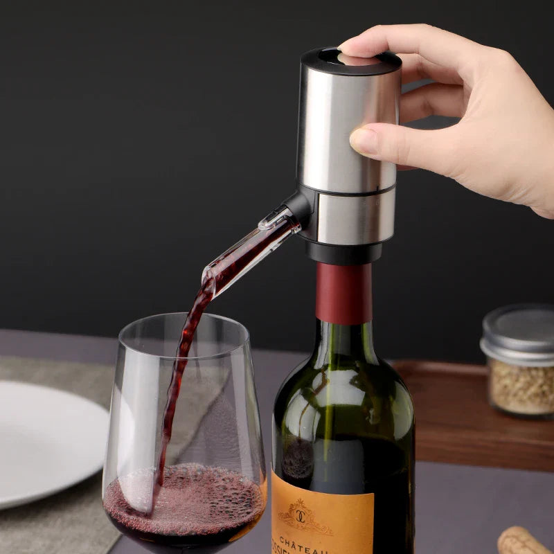 Aerador e Dispenser De Vinho Elétrico