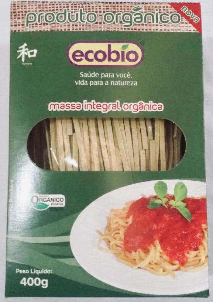 MASSA INTEGRAL ORGÂNICA ECOBIO 400G