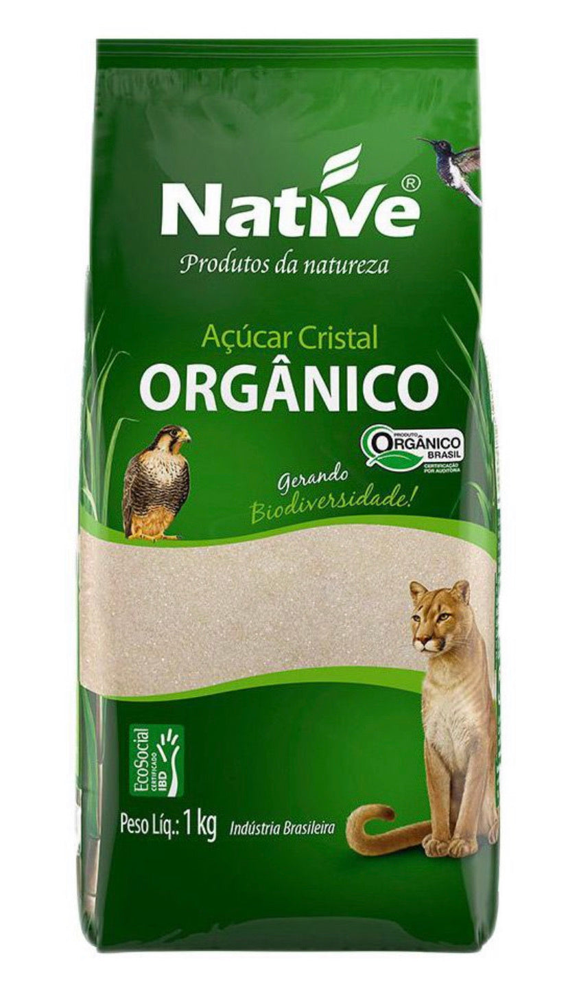 AÇÚCAR CRISTAL ORGÂNICO NATIVE 1KG