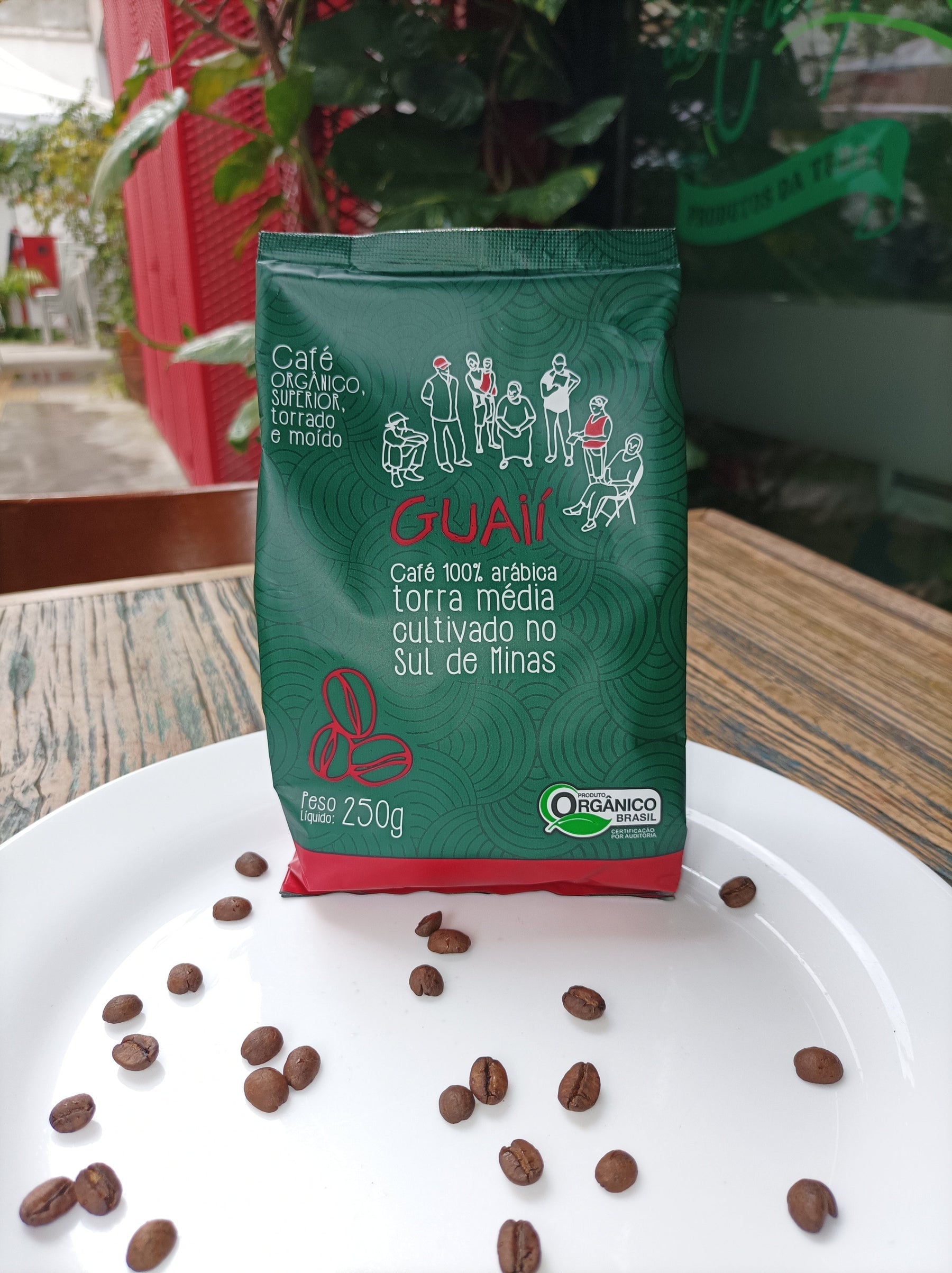 CAFÉ GUAIÍ ORGÂNICO TORRADO E MOÍDO