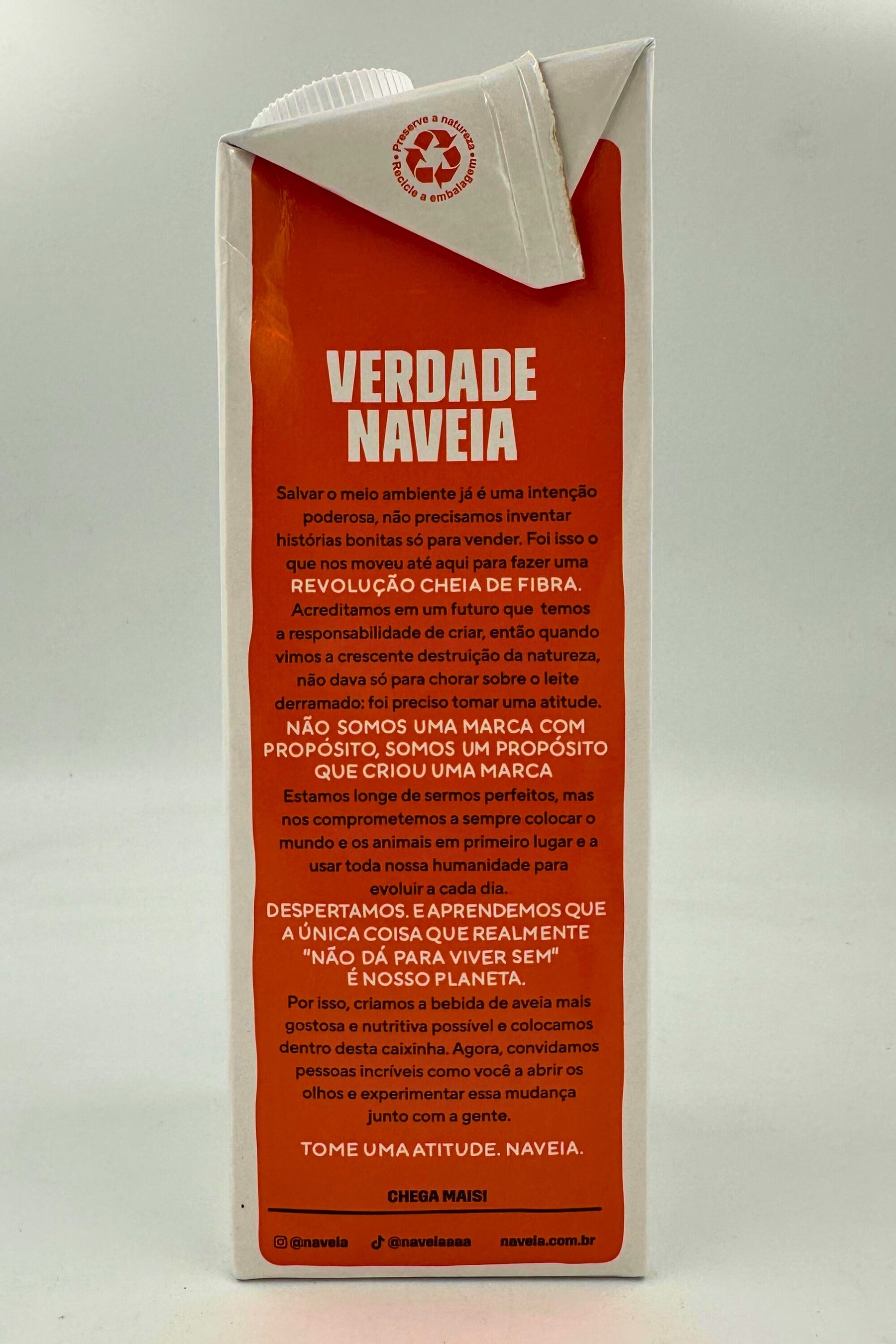 DELEITE VEGETAL DE AVEIA NAVEIA ORIGINAL 1L