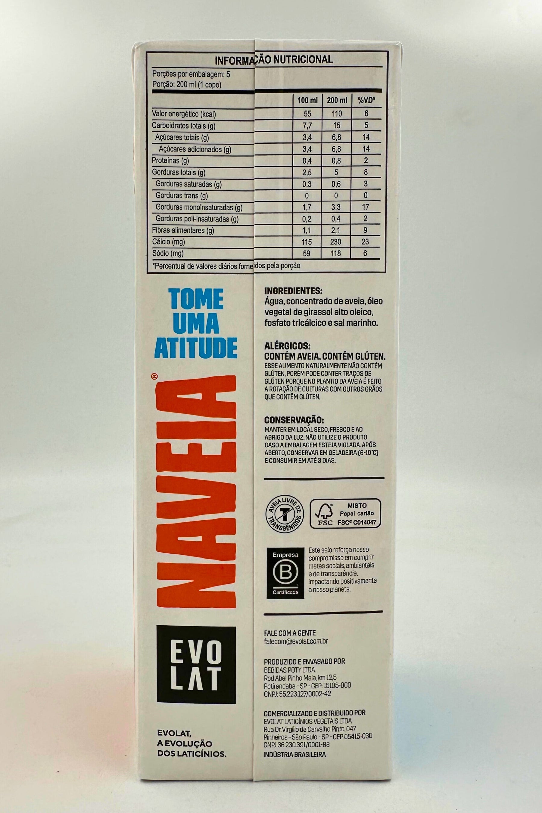 DELEITE VEGETAL DE AVEIA NAVEIA ORIGINAL 1L