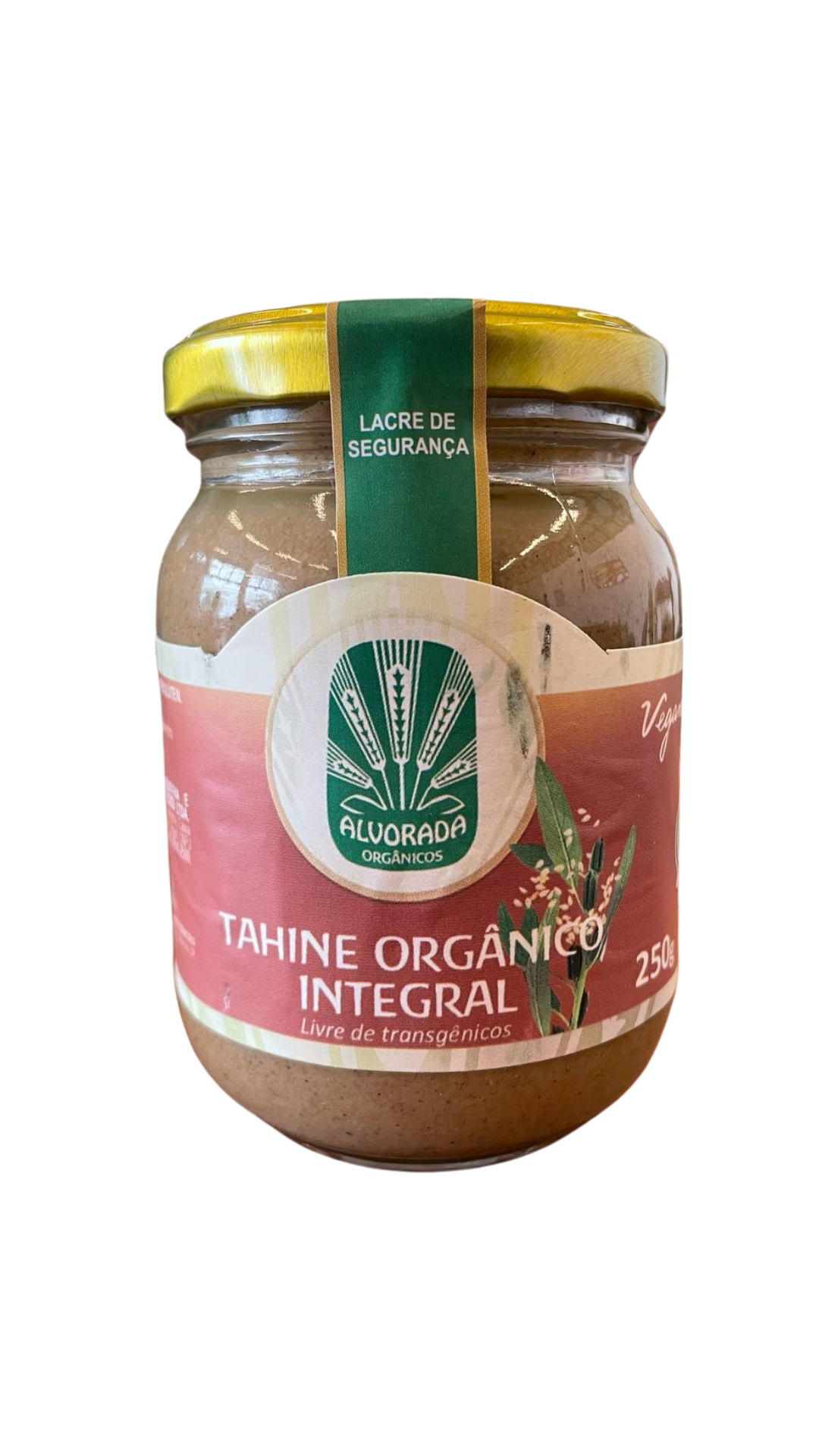 TAHINE INTEGRAL ORGÂNICO ALVORADA 250G