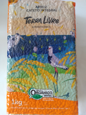 ARROZ CATETO INTEGRAL TERRA LIVRE AGROECOLÓGICA 1 KG