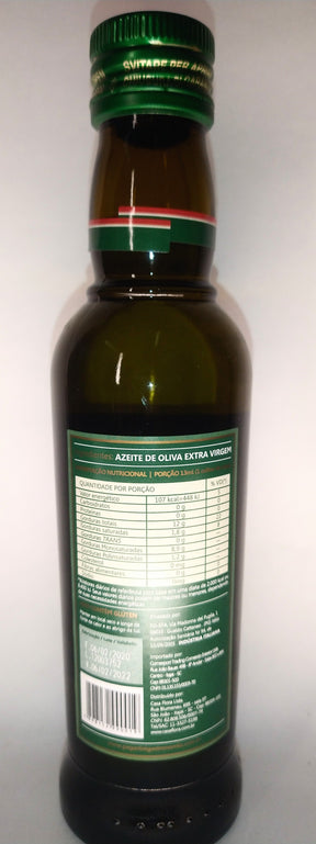 AZEITE DE OLIVA EXTRAVIRGEM IMPORTADO PAGANINI 250ML