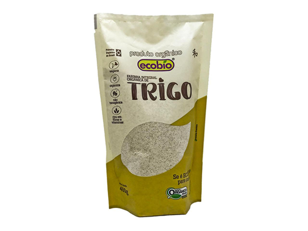 FARINHA DE TRIGO INTEGRAL ORGÂNICO 400G