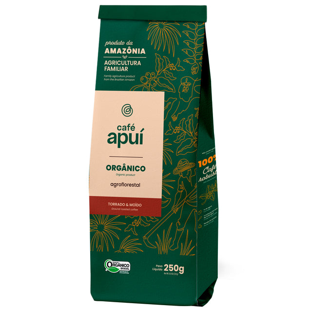 CAFÉ APUÍ ORGÂNICO MOÍDO 250G