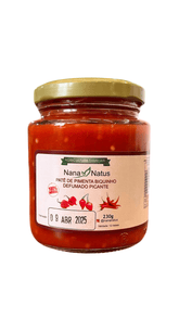 PATÊ DE PIMENTA BIQUINHO DEFUMADO PICANTE NANA NATUS 230G
