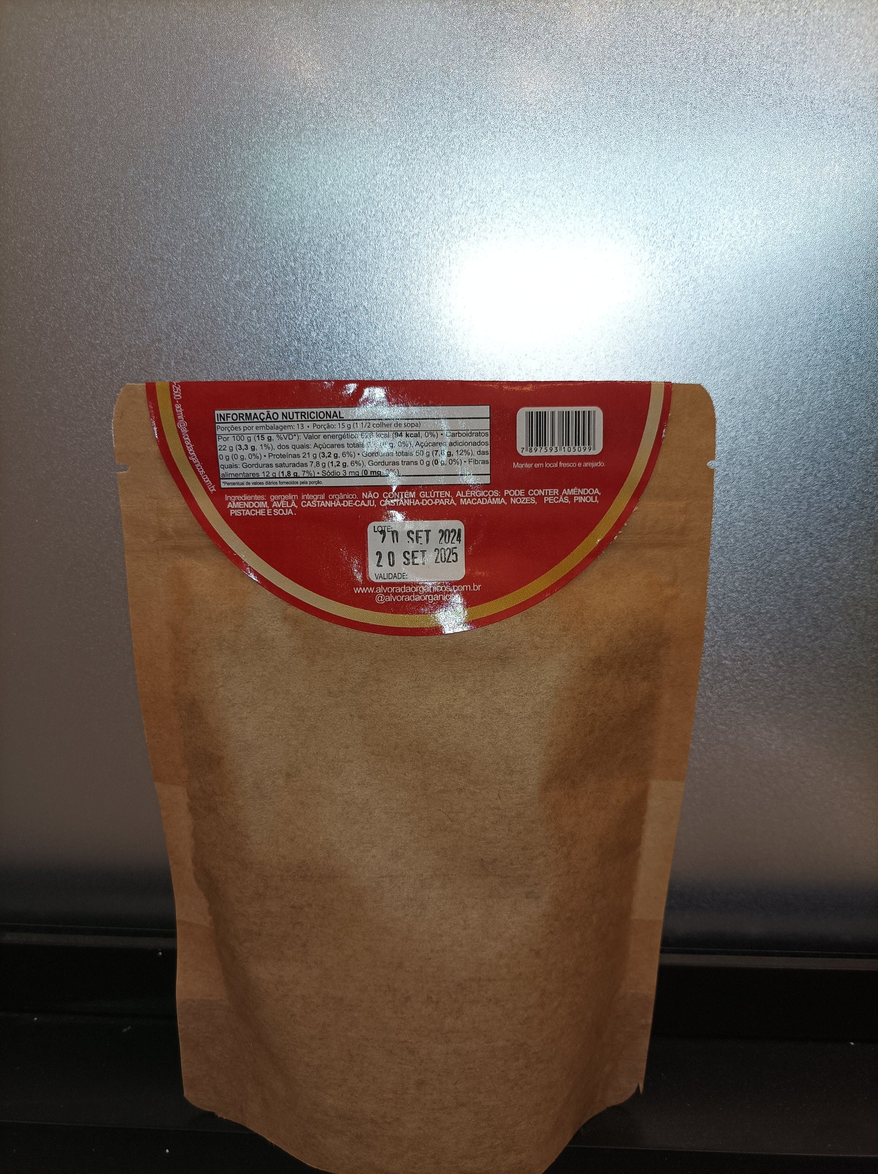 GERGELIM ORGÂNICO ALVORADA 200G